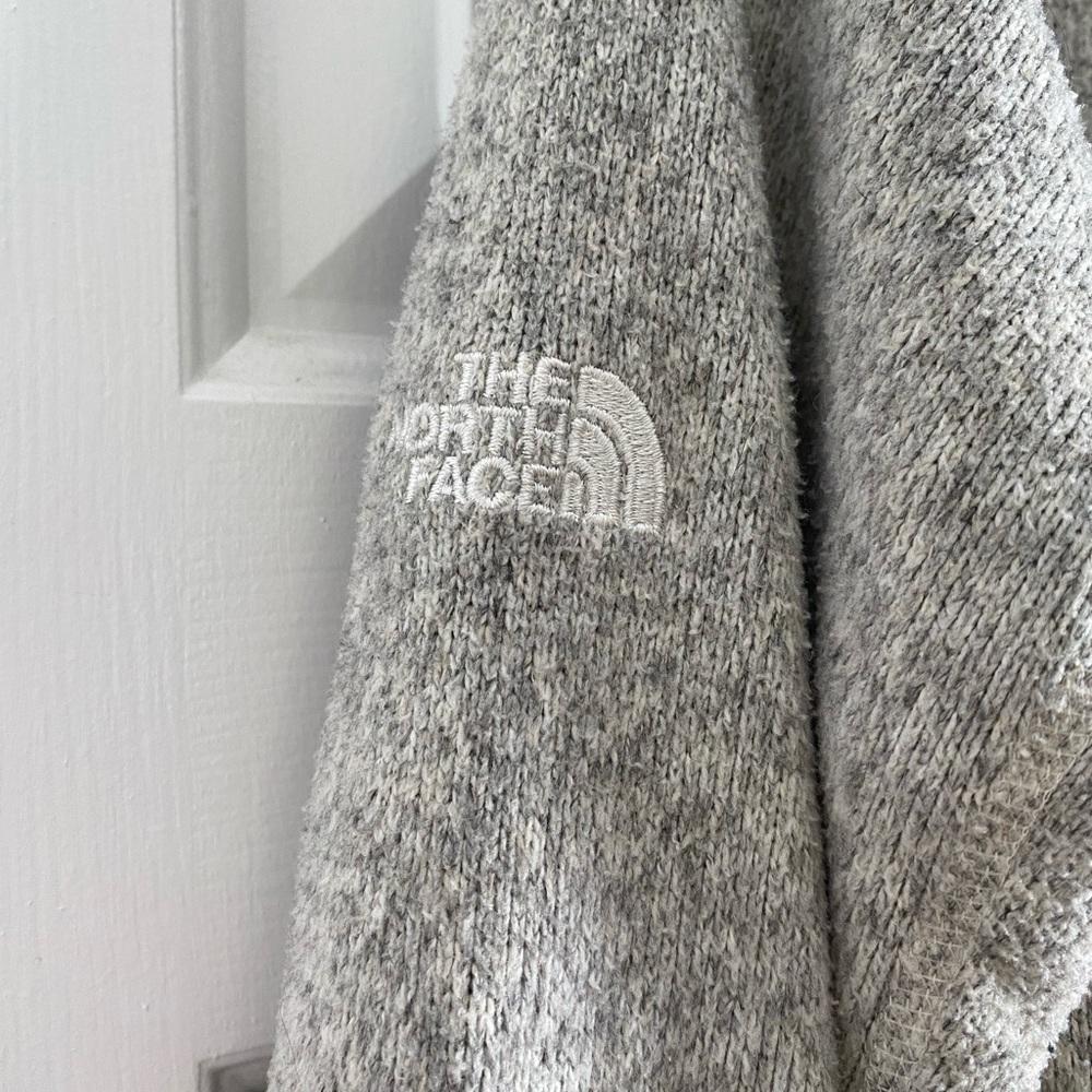 The North Face quarter-zip hoodie sweatshirt size small grey color - Picture 6 of 7